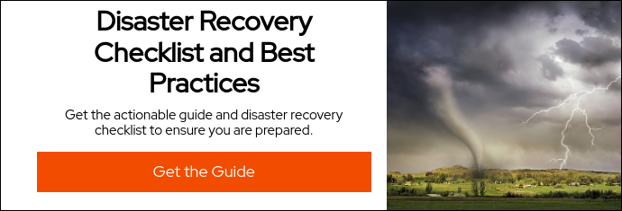 Disaster Recovery Checklist and Best Practices