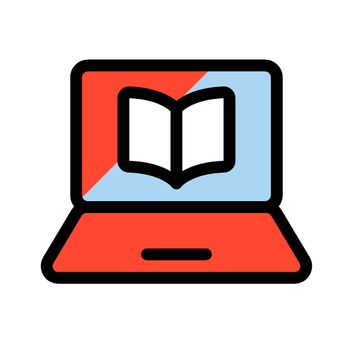 Orange Laptop Icon Orange Laptop Icon